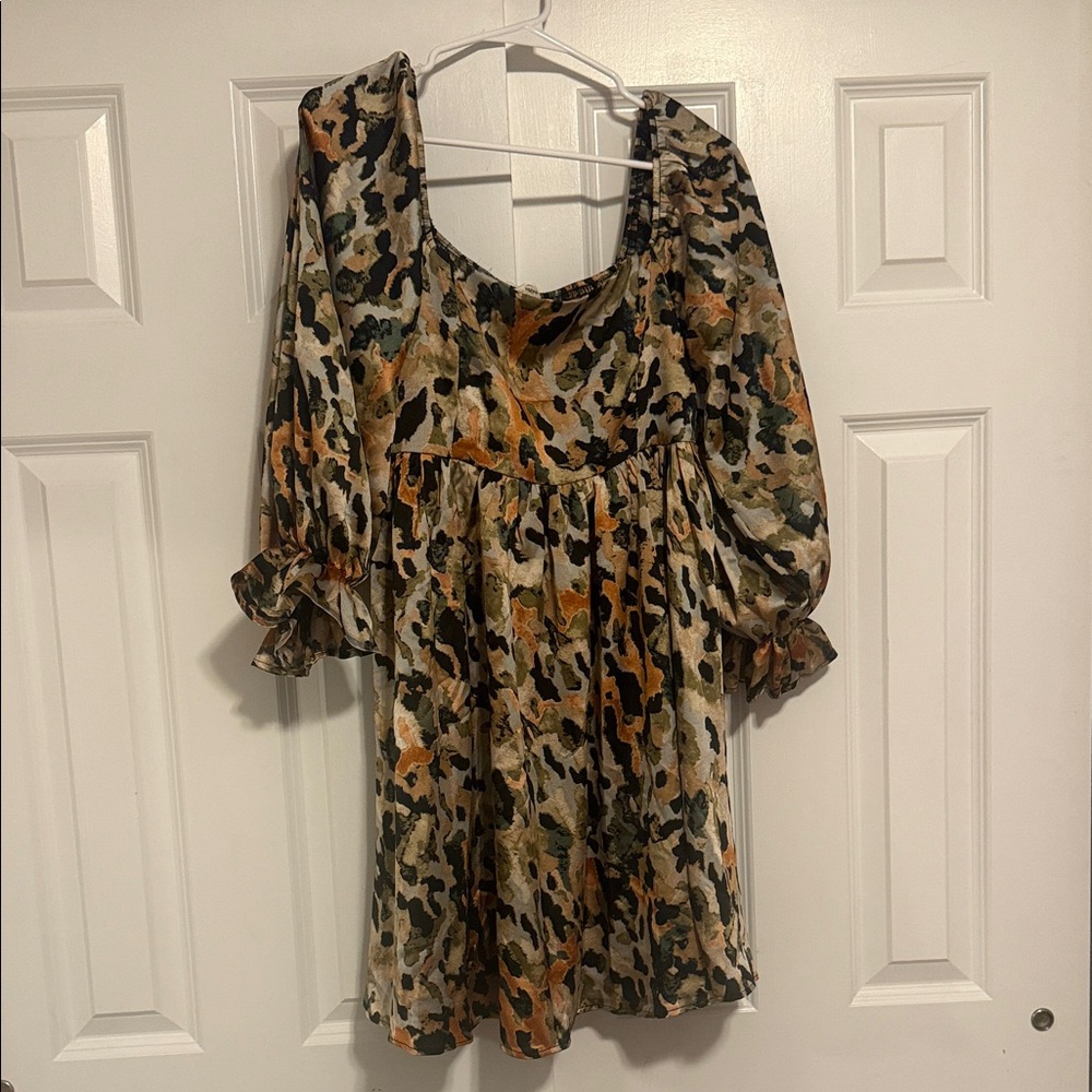 Abstract Print Women's Dress